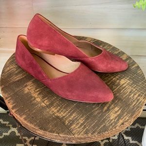 Madewell Lizbeth suede flats